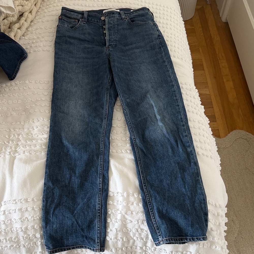 Denim Forum Indigo Straight-Leg Jeans ARLO